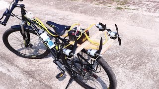 Homemade Air bike - Bike vs 4 Powerful Motor