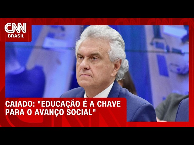 “Educação é a chave para o avanço social”, diz Caiado em agenda de campanha | CNN PRIME TIME
