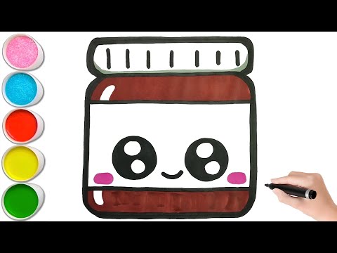 Kolay Çikloata Çizimi ve Boyama, Çikolata Nasıl Boyanır, Sevimli Resim Çizimleri, Boyama Videoları