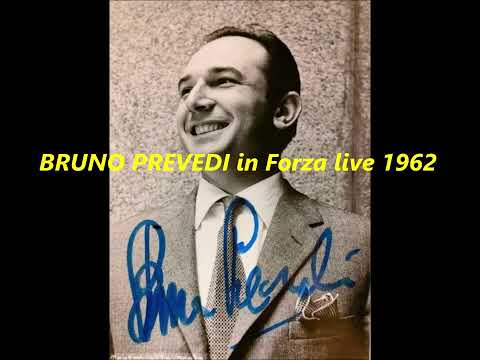BRUNO PREVEDI in excerpts from Forza del destino, Amsterdam 1962
