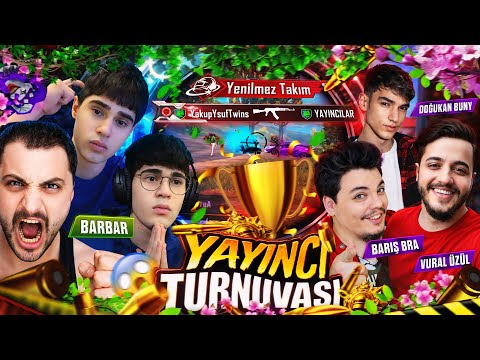 YAYINCILAR ARASI TURNUVAYA KATILDIK !! BARBAR İLE AYNI TAKIMDA OLDUK 😱