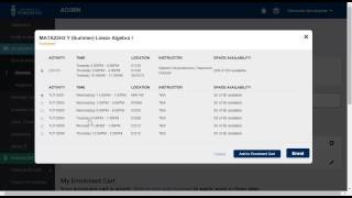 Course Enrolment - Enrol in a Course from Search - UTSC