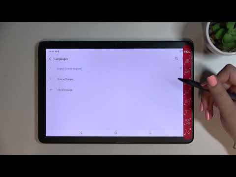 How to Change System Language on TCL NxtPaper 10s -  Set Up Language
