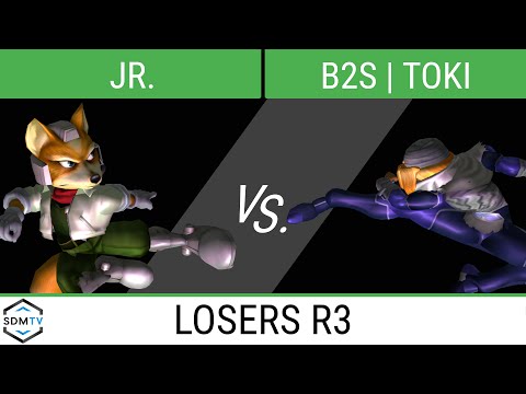 Melee @ LDL #22 - Jr. vs. B2S | Toki - Singles LR3 - SSBM