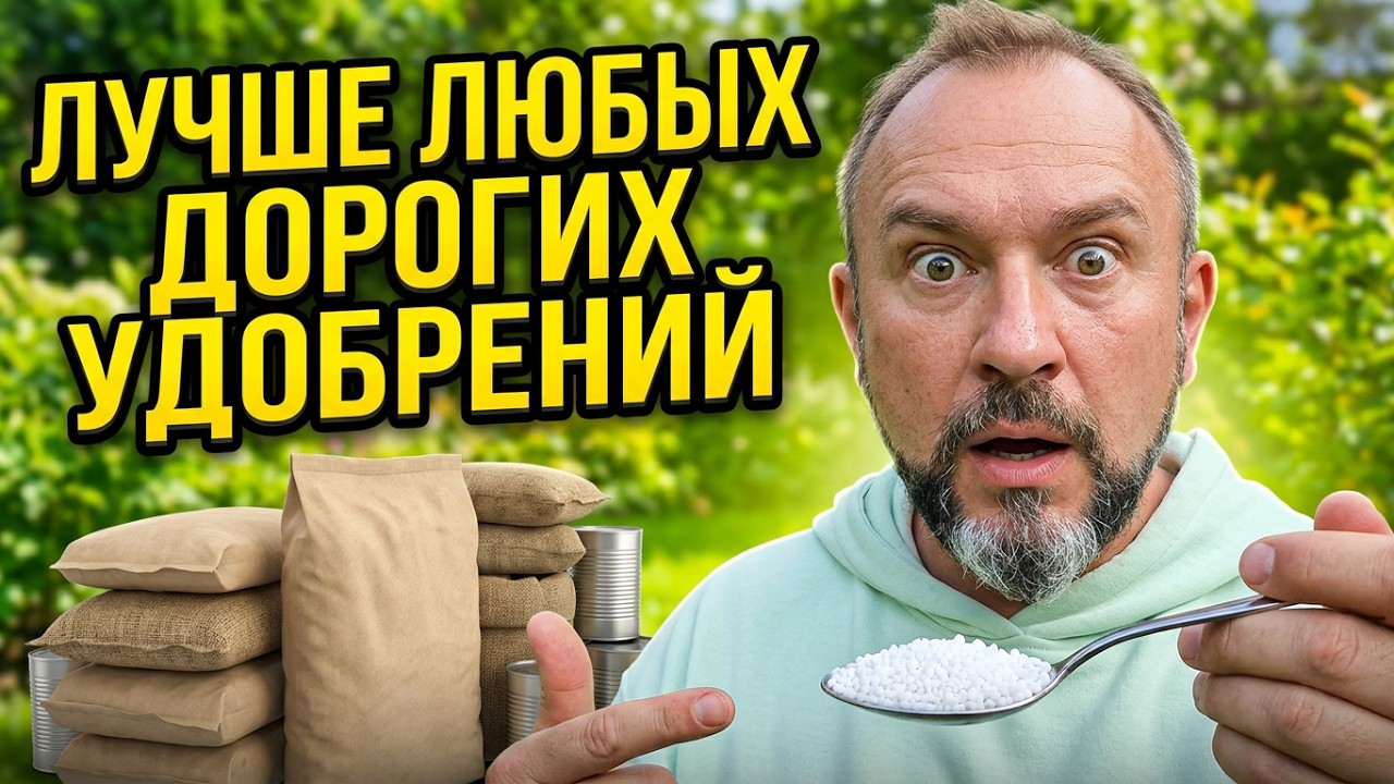 🤯 ШОК! 1 ЛОЖКА ЗАМЕНИТ МЕШОК ДОРОГИХ УДОБРЕНИЙ! Земля как после 100 лет отдыха