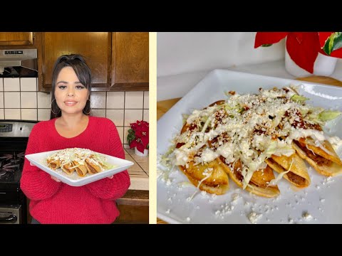 COMO HACER TAQUITOS DE FRIJOLES FACILES