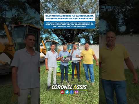🚜 CASTANHEIRA RECEBE NOVA PÁ CARREGADEIRA! MAIS INVESTIMENTO CHEGANDO AO MUNICÍPIO