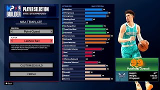 NBA 2K24 6'7 LAMELO BALL REPLICA BUILD NEW POWERFUL BUILDS NBA 2K24