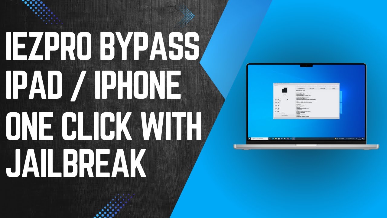 Hello Bypass One click With iEZPro Bypass iPad - iPhone Supported iOS 15-18 Stable Version