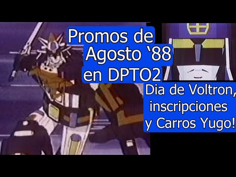 0254 Promos DPTO2 de Agosto '88 - Canal 2 de El Salvador, Agosto de 1988