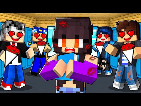 NEDEN OKULDA BÜTÜN ERKEKLER BANA AŞIK OLDU? - Minecraft