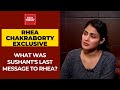 Rhea Chakraborty Exclusive What Was Sushant Singh S Last Message To Her