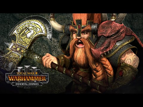Modded Dwarf Campaign Experience, Ungrim the Slayer King  - Total War: Warhammer 3 Immortal Empires