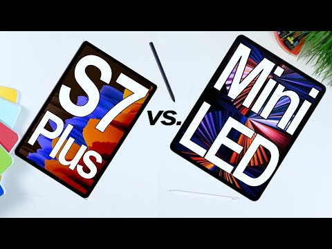 Galaxy Tab S7 Plus vs iPad Pro 12.9 | WOW! Mini LED iPad or Tab S7+