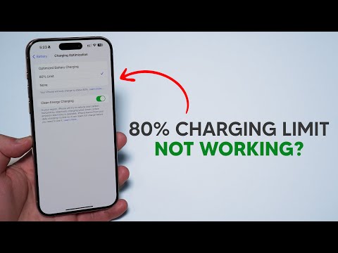 80% Charging Limit Not Working??