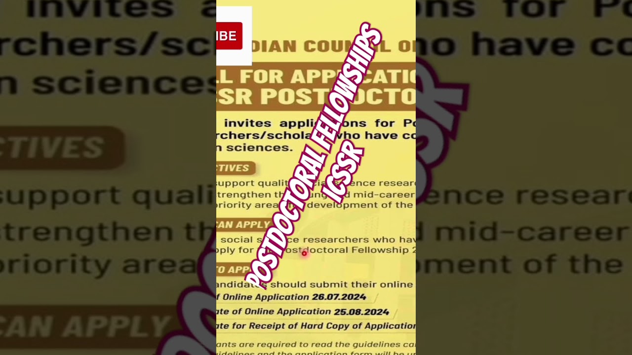 PostDoctoralFellowship Application| #net_geography #jrf #pdf #postdoctoral #postdoctoralresearch