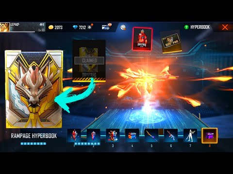 COMPLETED RAMPAGE HYPERBOOOK ITEMS FOR 1 DIAMOND 💎 CLAIMING ALL REWARDS 🔥🔥 NEW BUNDLES  🤑🤑