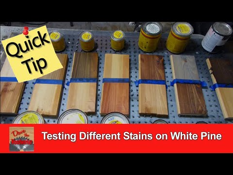 How 10 Different Stains Look on Different Pieces of Wood - Within