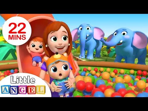 Zoo Song | Fun with Animals | Nursery Rhymes by Little Angel
