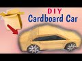 DIY Cardboard Car Making Four Wheeler Car Cardboard Car