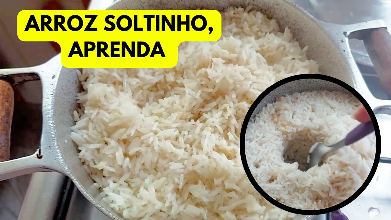 COMO FAZER ARROZ SOLTINHO