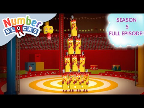 @Numberblocks- Circus of Threes 🎪| Season 5 Full Episode 17 | Learn to Count