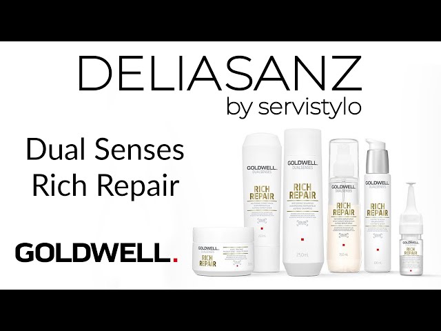 Vídeo relacionado con Goldwell Dualsenses Rich Repair Restoring Shampoo 1000ml Conditioner 1000ml