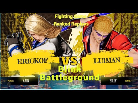 FF COTW EricKOF (Kain) vs Luiman (Billy) Blink Battleground tournament Fatal Futy City of the Wolves