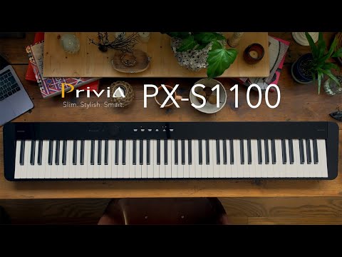 電子ピアノ Privia ブラック PX-S1100BK [88鍵盤] カシオ｜CASIO 通販