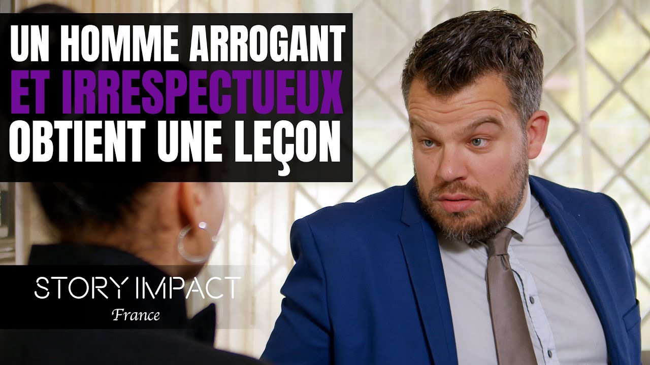 Cet homme arrogant et irrespectueux ne s'attend pas à ce qui va arriver