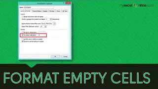 How To Fix Excel Pivot Table Empty Cells