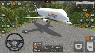 Super Transfer Flight Bus Simulator Indonesia Gameplay//Airoplane wala Game #flight #bussid #gaming