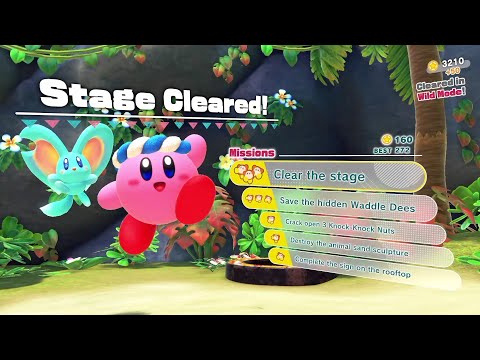 Abandoned Beach 100% - Kirby and the Forgotten Land