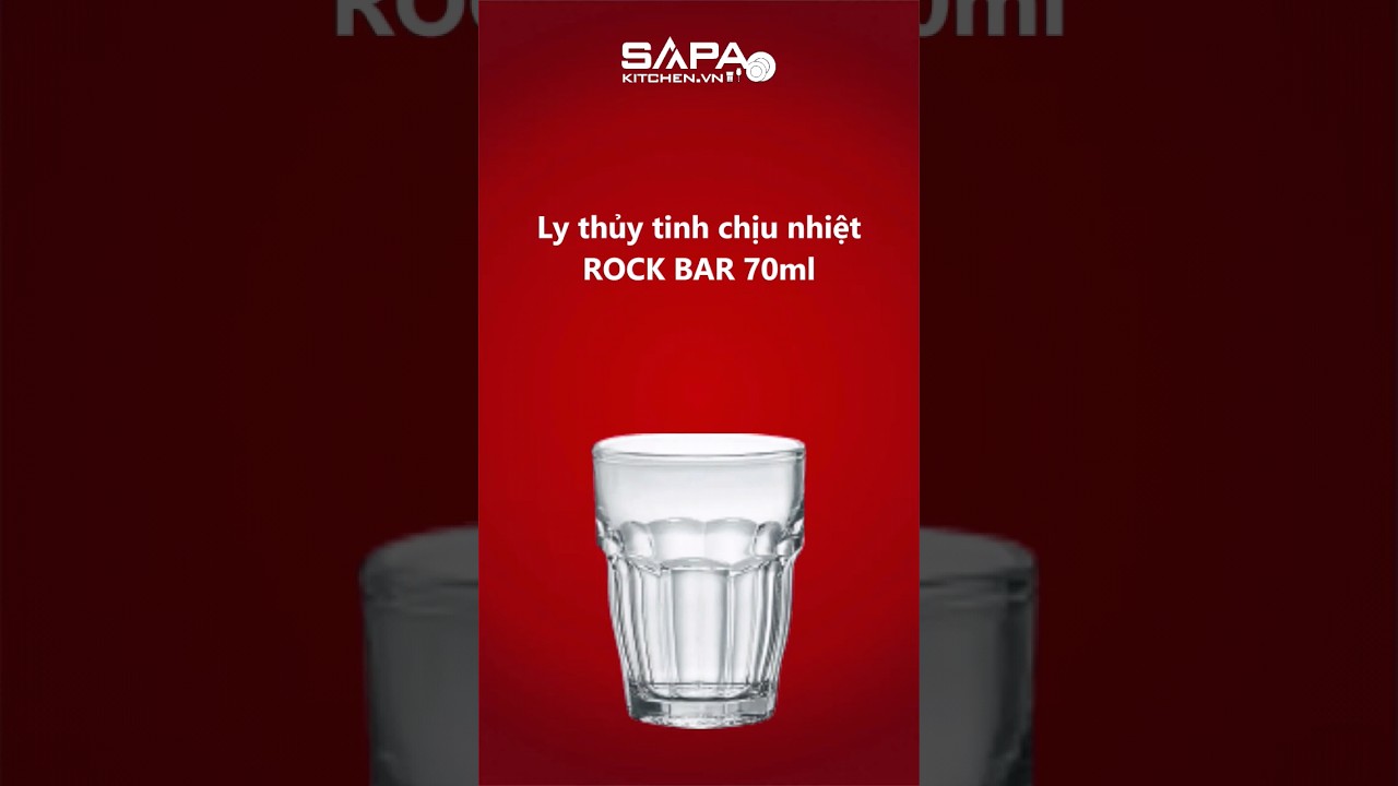 Ly shot thủy tinh chịu nhiệt Rock bar 7 cl