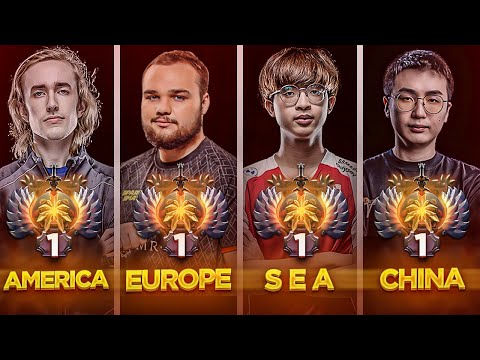 TOP-1 MMR Rank of all regions - BEST Players in Dota 2 (NEW 7.31 Patch)