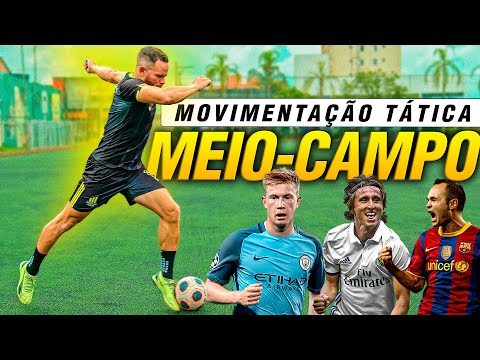 MOVIMENTAÇÃO TÁTICA PARA MEIO-CAMPO | TUTORIAL DE FUTEBOL