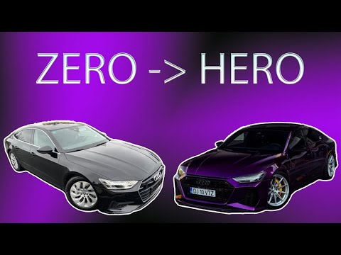 BUILDING A AUDI A7 C8 55 TFSI RS 7 LOOK