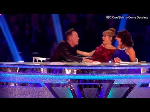Craig falls off his chair as he impersonates Bruno on Strictly