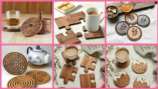 Wooden Coaster Design Collection | Modern Wooden Coaster Design Ideas | Wooden Kitchen Items