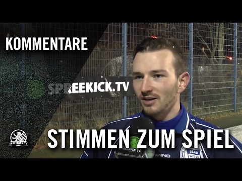 P.Horenk (BW Hohenschönh.) & E.Aydin (NFC) - Stimmen zum Spiel (Hohenschönh. - NFC) | SPREEKICK.TV