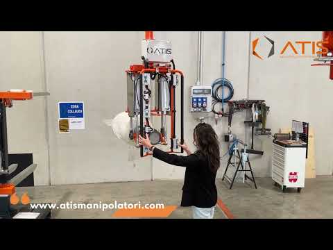 Manipulateur de bobine ergonomique à arbre expansible