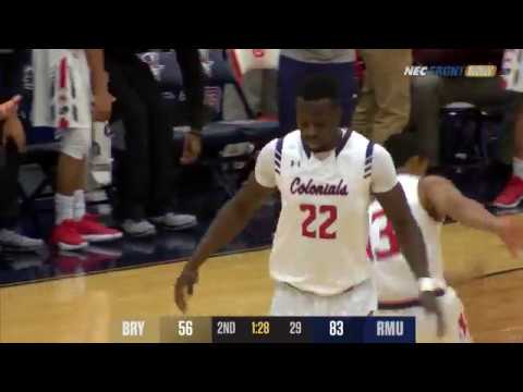 RMU vs Bryant - Men's Basketball Highlights