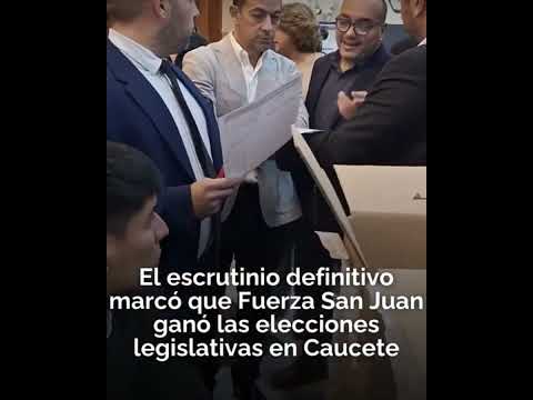 ESCRUTINIO FINAL - Caucete Elecciones Legislativas 2025