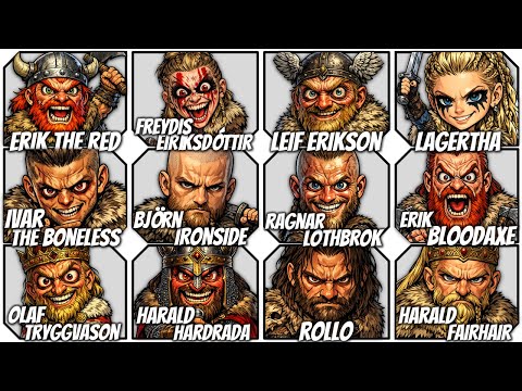 12 Deadliest VIKINGS in History [RANKED]