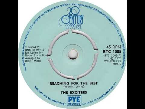 UK New Entry 1975 (245) The Exciters - Reaching For The Best