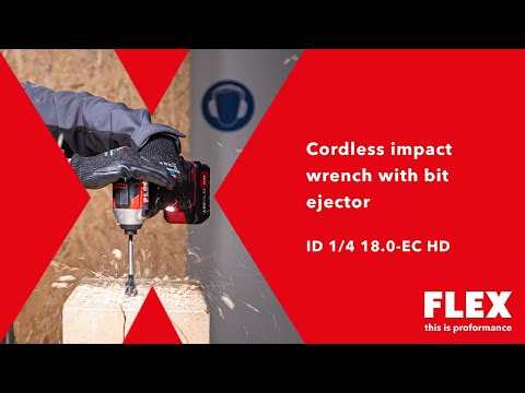 Cordless Impact wrench FLEX ID 1/4 18.0-EC-HD