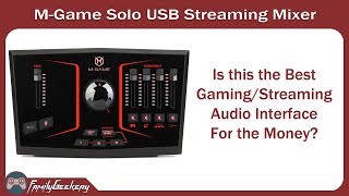 Video thumbnail for M-Game Solo Review - Best USB Streaming Interface for the Money! by FamilyGeekery