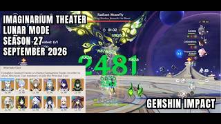 [Genshin Impact Imaginarium Theater] Season 27 - September 2026 - Lunar Mode New Latest 7.0 Perfect