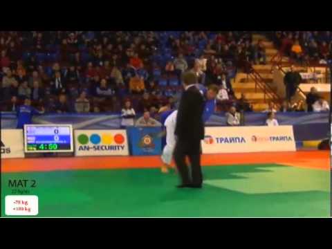 European Judo Open Men & Women Minsk 2013 o100kg METREVELI Nodar (GEO) - SCHERRENBERG (NED)