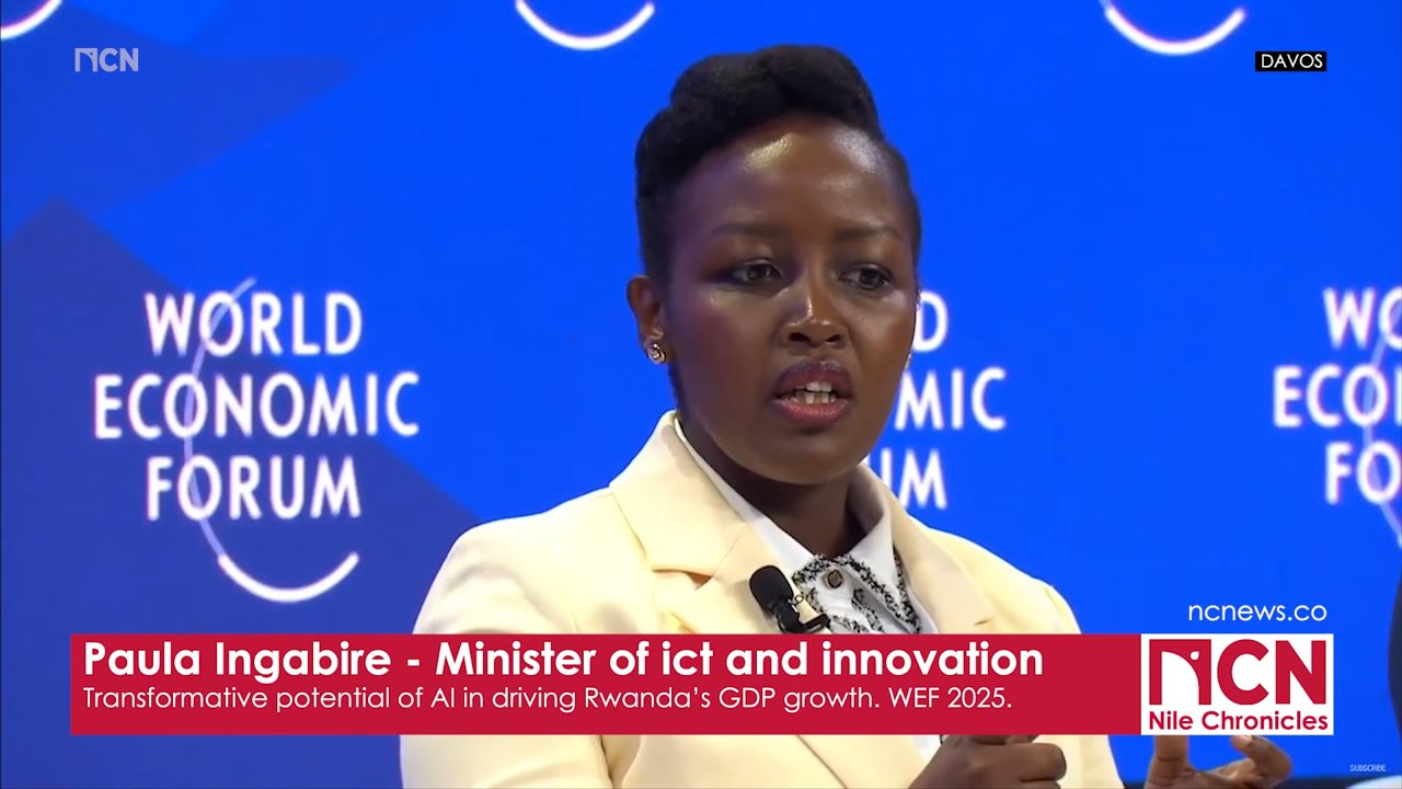 Paula Ingabire - Transformative potential of AI in driving Rwanda’s GDP growth. WEF 2025